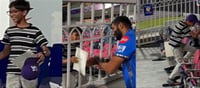 Jasprit Bumrah gifted purple cap to young fan: Video going viral!